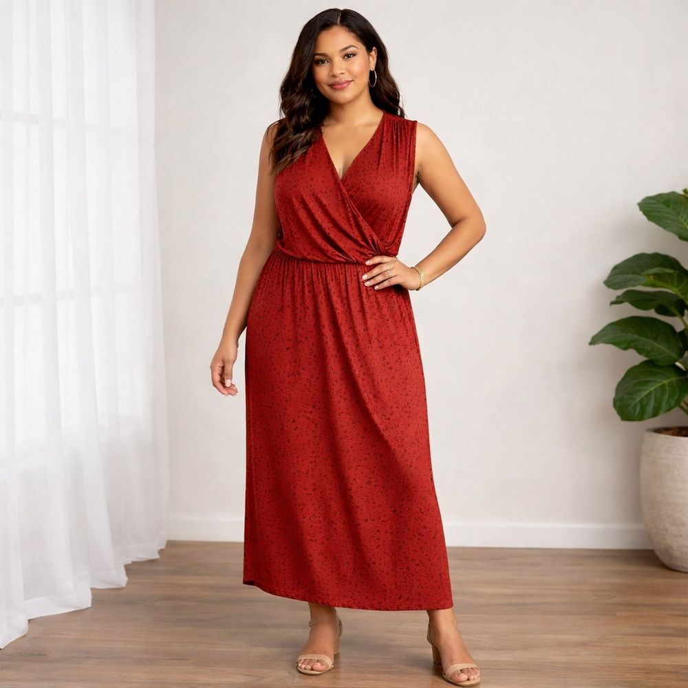 Garnet Hill Everyday Knit Midi Dress XL